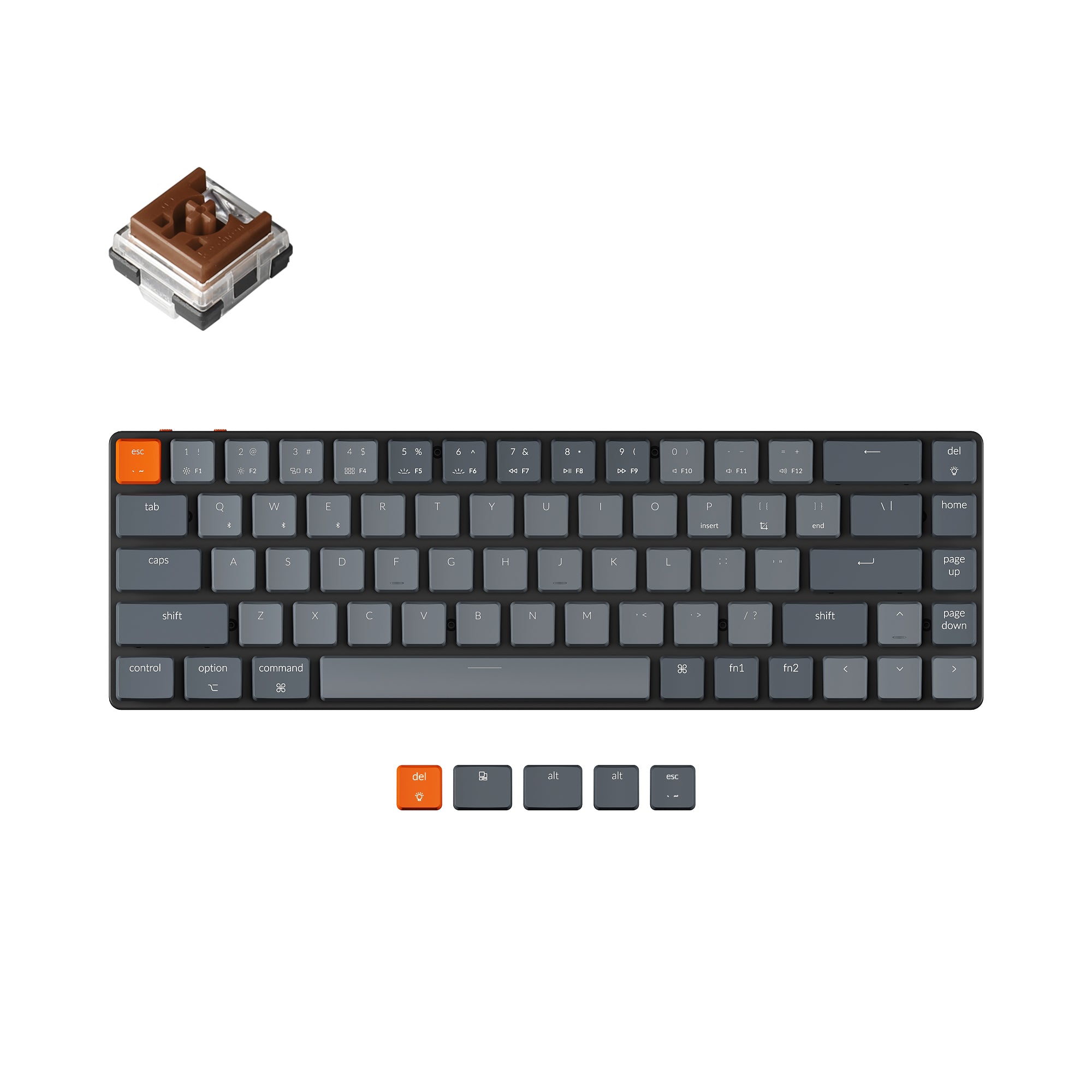 Keychron K7 Ultra-slim Wireless Mechanical Keyboard - Image 14